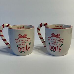 NEW Dolly Parton Christmas mug set